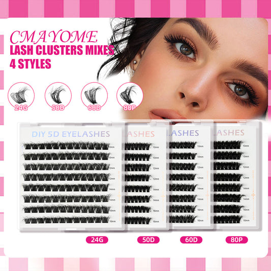 DIY 5D Volume Eyelashes Mixed Length Kit