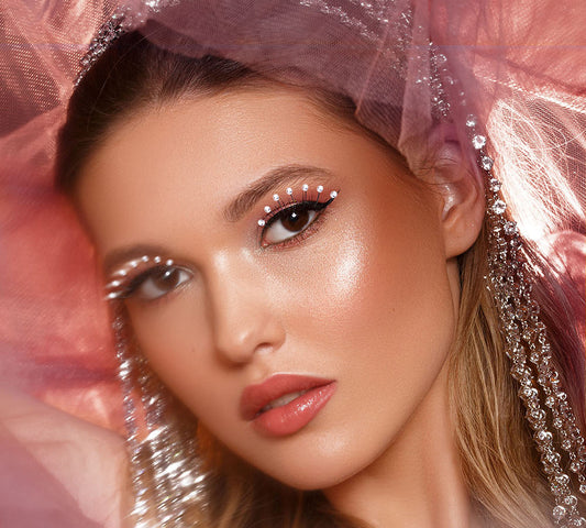 Crystal Glitter Individual Lashes With Flexible Lengths