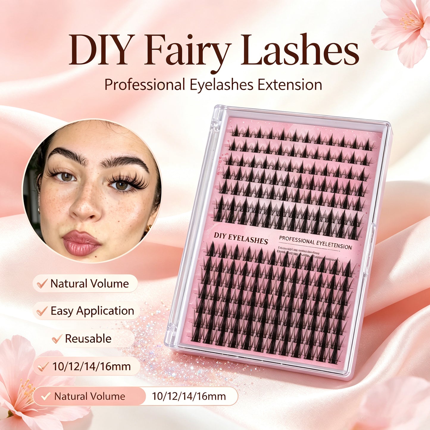 DIY Volume Lash Extension Clusters