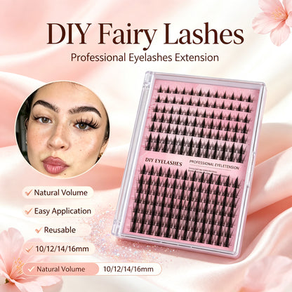 DIY Volume Lash Extension Clusters