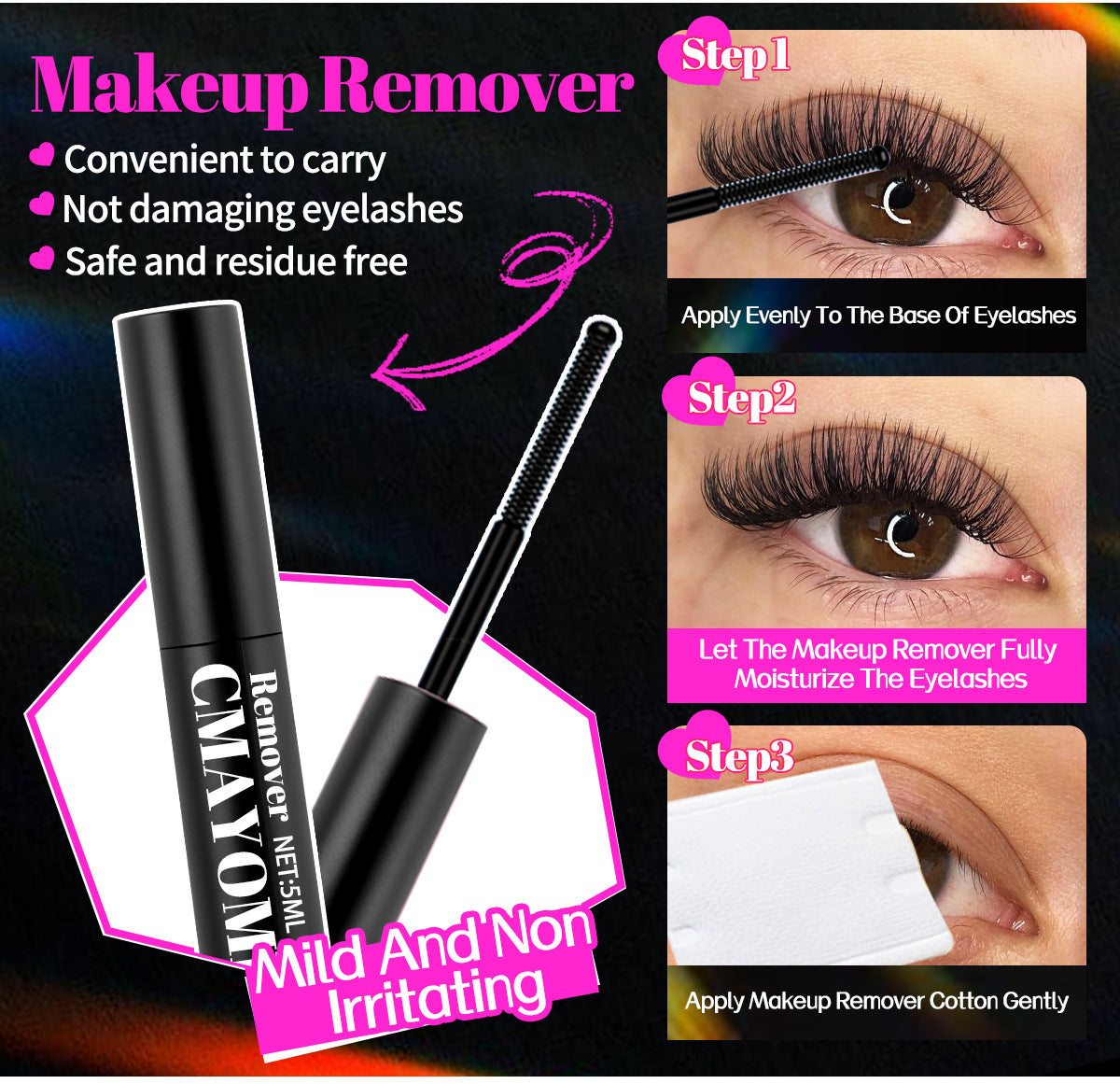 CMAYOME 456PCS D Curl Cluster Lashes Kit