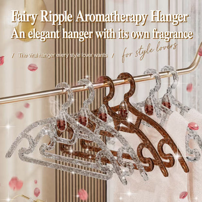 Long-Lasting Aromatherapy Clothes Hangers Non-Slip Wardrobe Organizer