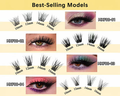 Fox-Eye Press-On Lashes