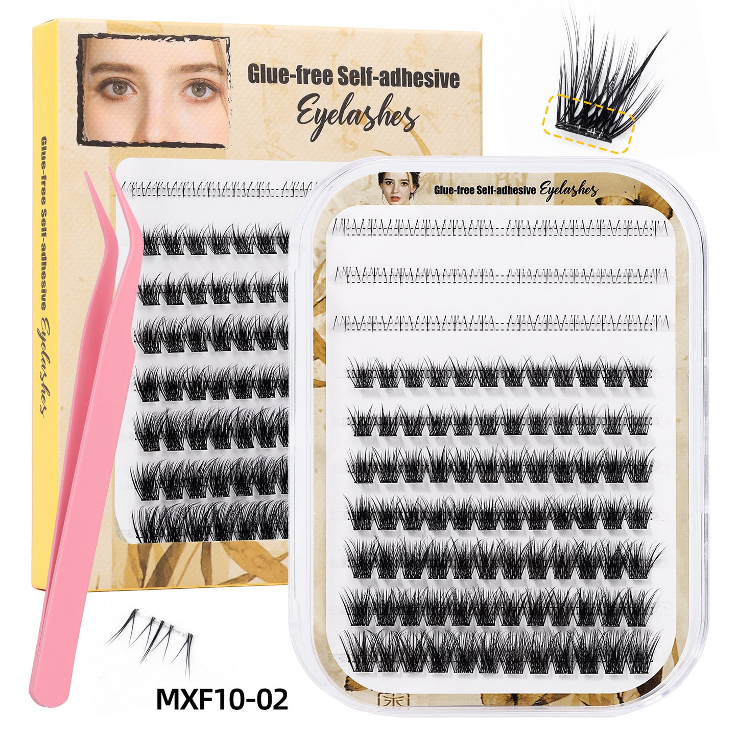 Fox-Eye Press-On Lashes