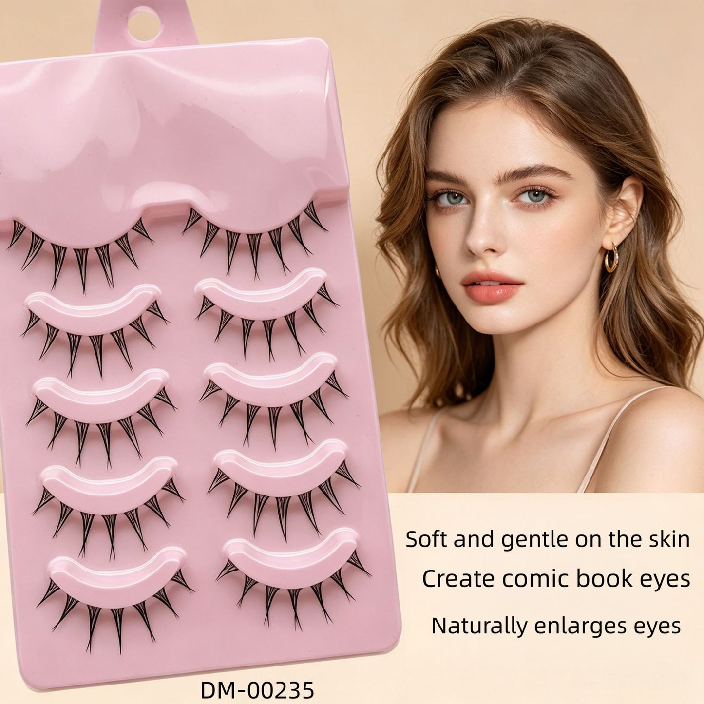 One-piece sunflower-style eyelashes