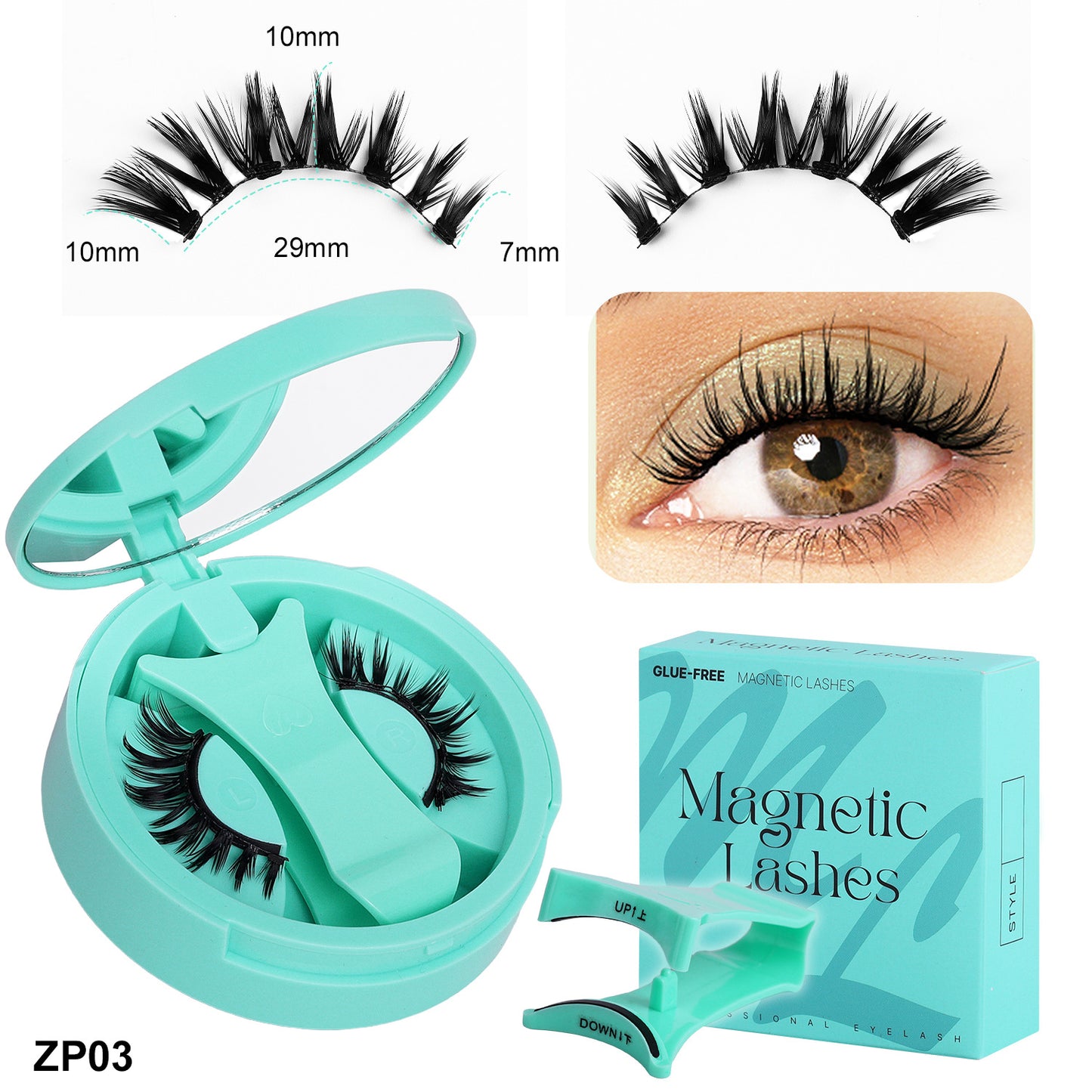 Magnetic false eyelashes