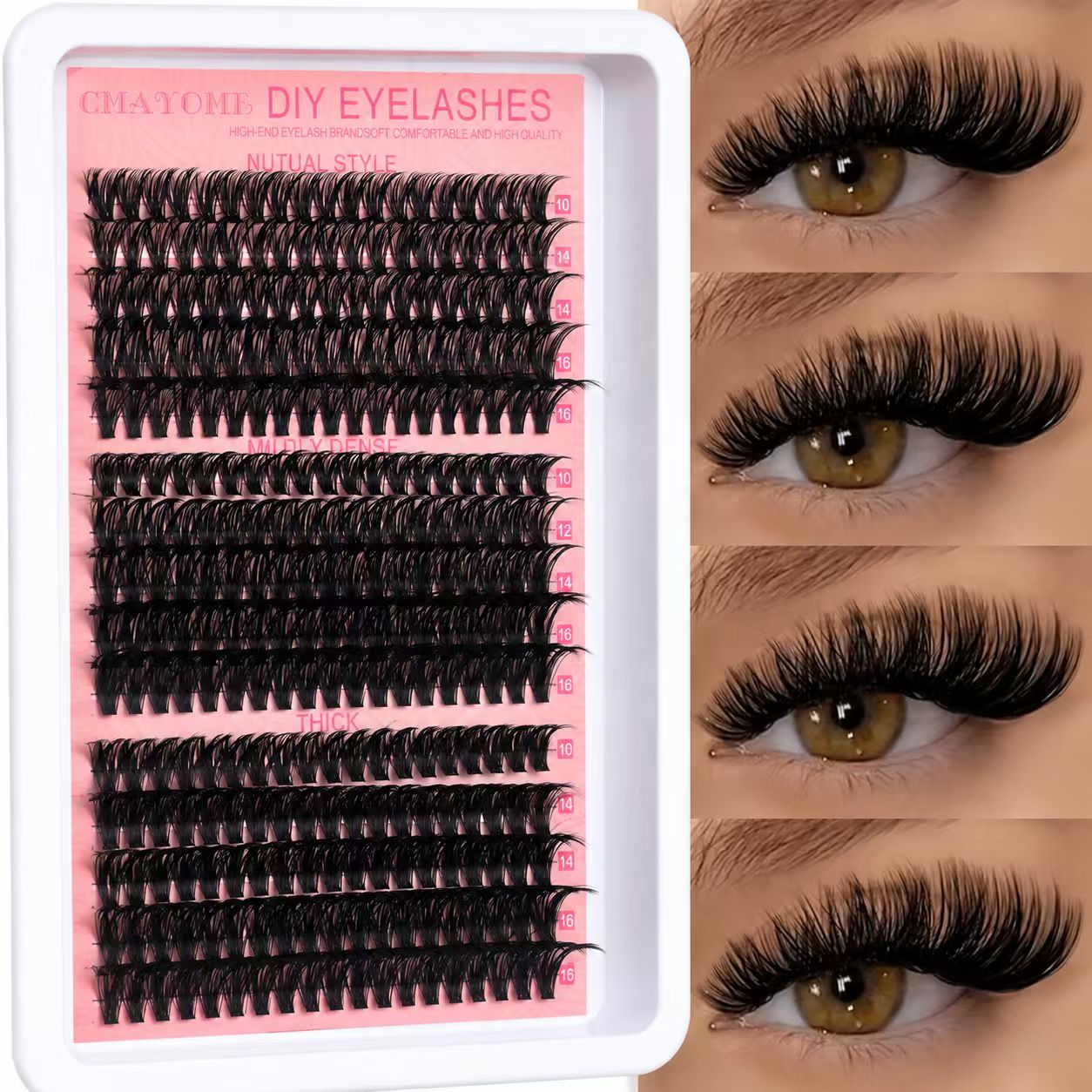 300PCS Multi-D DIY Cluster Lashes Kit
